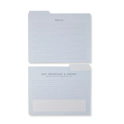 Levenger Filing & Folders|Filing & Folders*Eisenhower Priorities Matrix File Folders (set of 6)