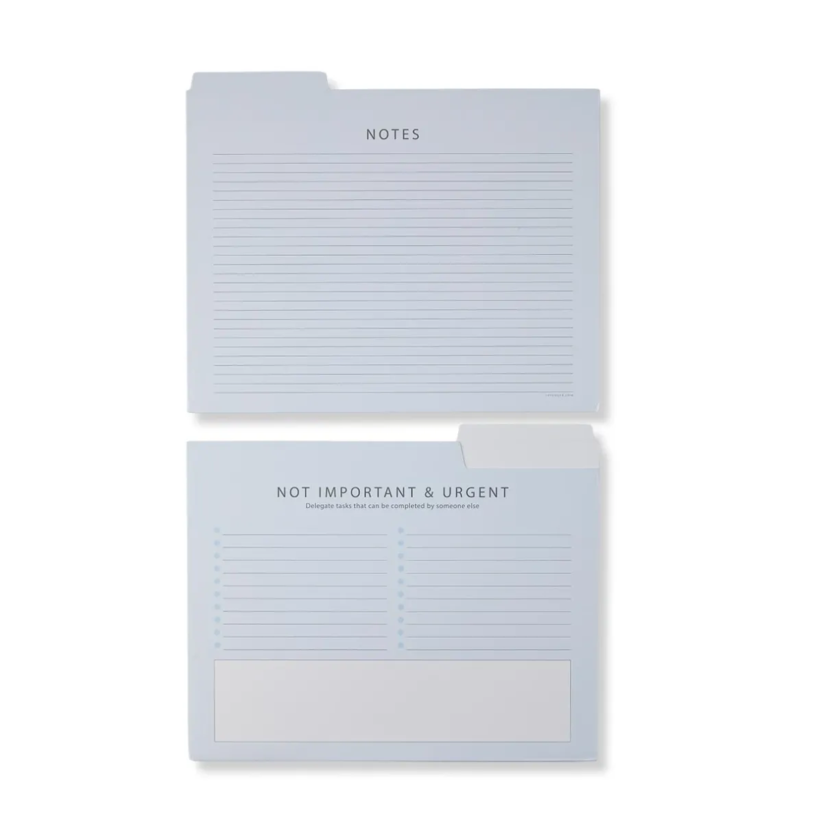 Levenger Filing & Folders|Filing & Folders*Eisenhower Priorities Matrix File Folders (set of 6)