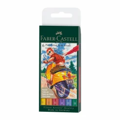 Levenger Fine Art Supplies|Faber-Castell*Faber-Castell Colour Wheel Pitt Artist Brush Pens Gift Set