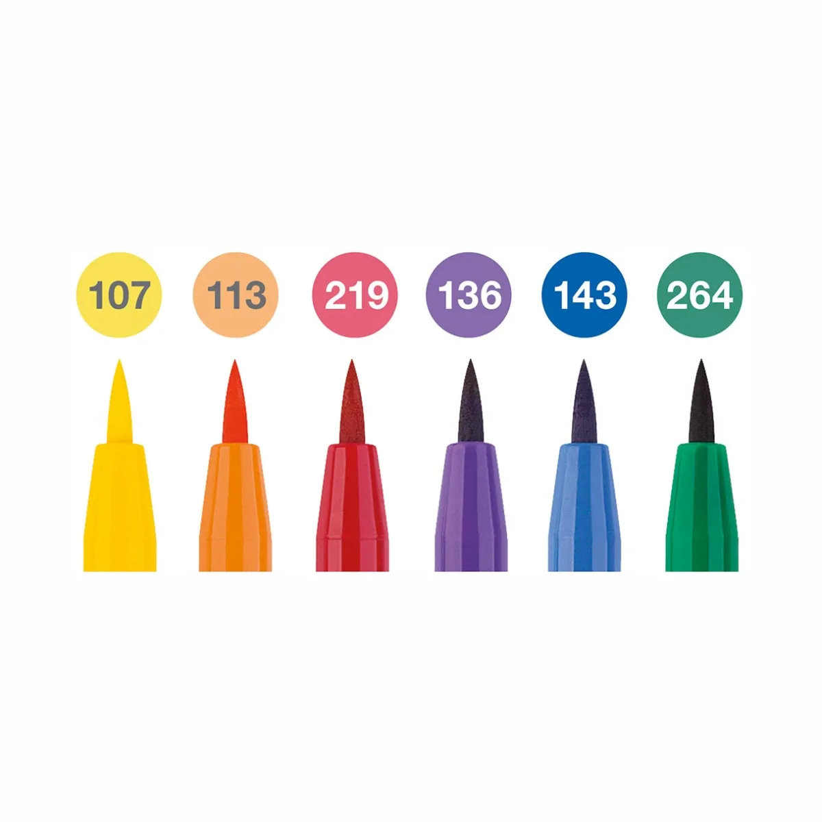 Levenger Fine Art Supplies|Faber-Castell*Faber-Castell Colour Wheel Pitt Artist Brush Pens Gift Set
