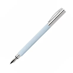 Levenger Fountain Pens|Faber-Castell*Faber-Castell Italic Blue Ice Fountain Pen