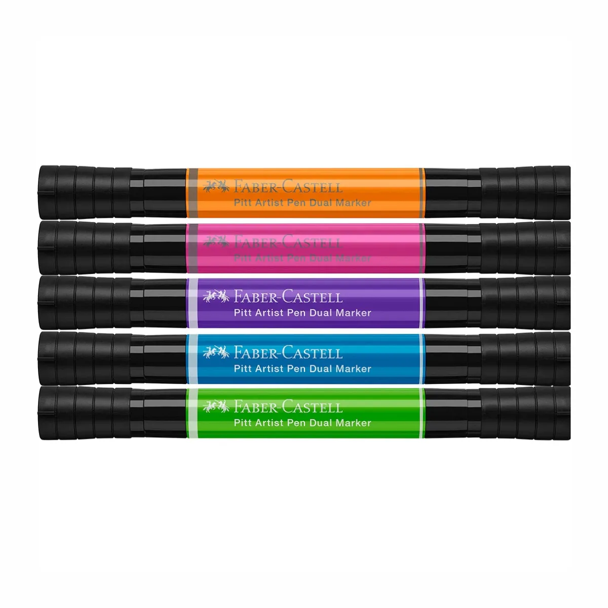 Levenger Fine Art Supplies|Faber-Castell*Faber-Castell Rich Tones Dual Tip Pitt Artist Brush Pens (set of 5)