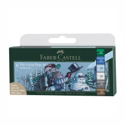 Levenger Fine Art Supplies|Faber-Castell*Faber-Castell Winterlude Pitt Artist Brush Pens Gift Set