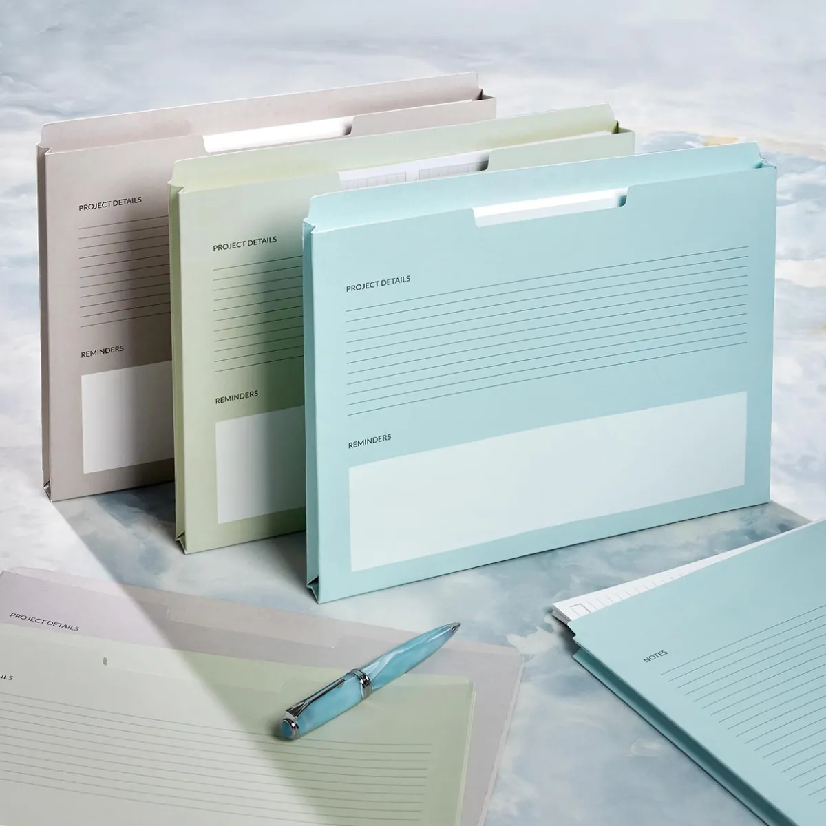 Levenger Filing & Folders|Filing & Folders*File Smart Dossier (set of 6)