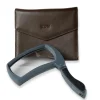 Levenger Booklights & Magnifiers*Folding Magnifier with Leather Pouch