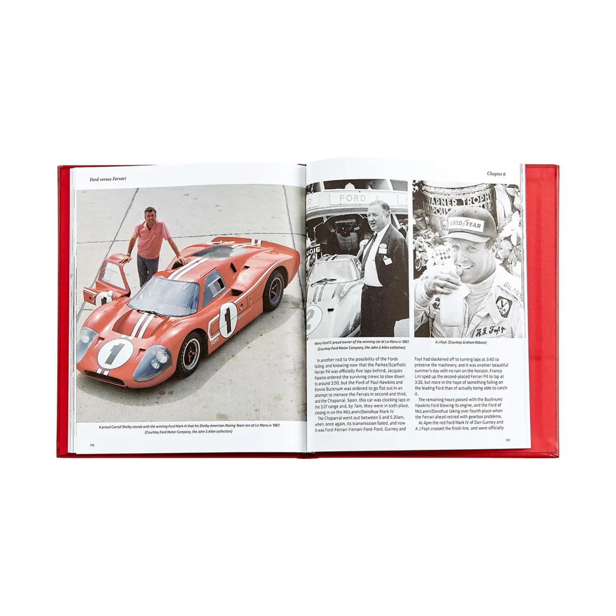 Levenger Books*Ford vs Ferrari Leather Bound Edition
