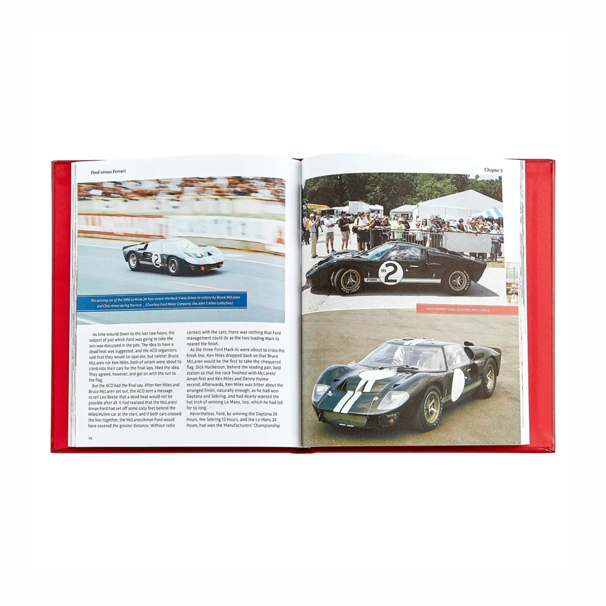 Levenger Books*Ford vs Ferrari Leather Bound Edition