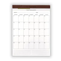 Levenger Freeleaf & Notepads*Freeleaf Big Picture Monthly Desk Pad (25 sheets)