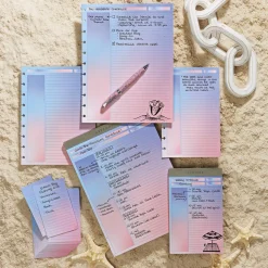 Levenger Freeleaf & Notepads*Freeleaf Cabana Color Gradient Annotation Ruled Pads (set of 2)