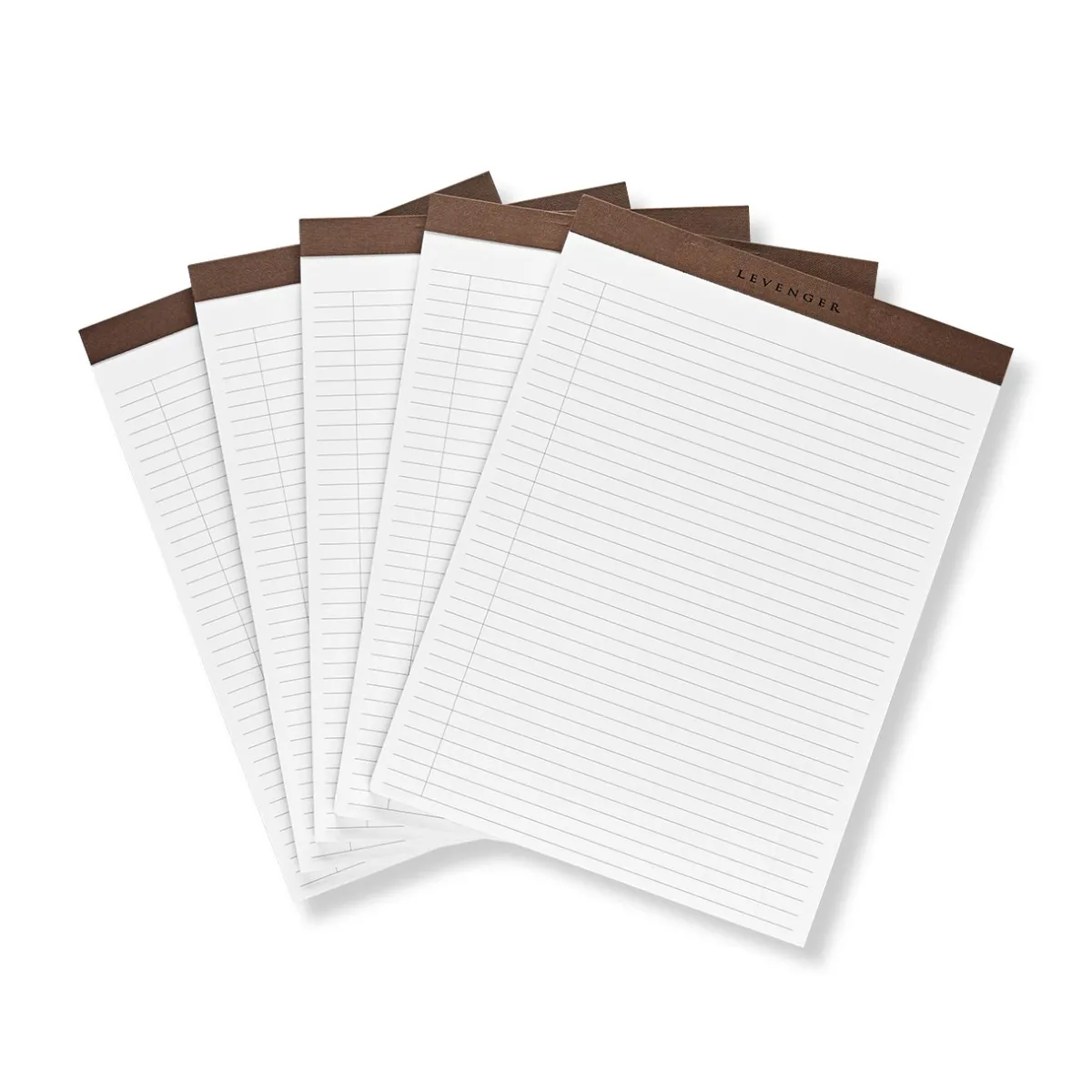 Levenger Freeleaf & Notepads*Freeleaf College Ruled without Title Box Pads (set of 5)