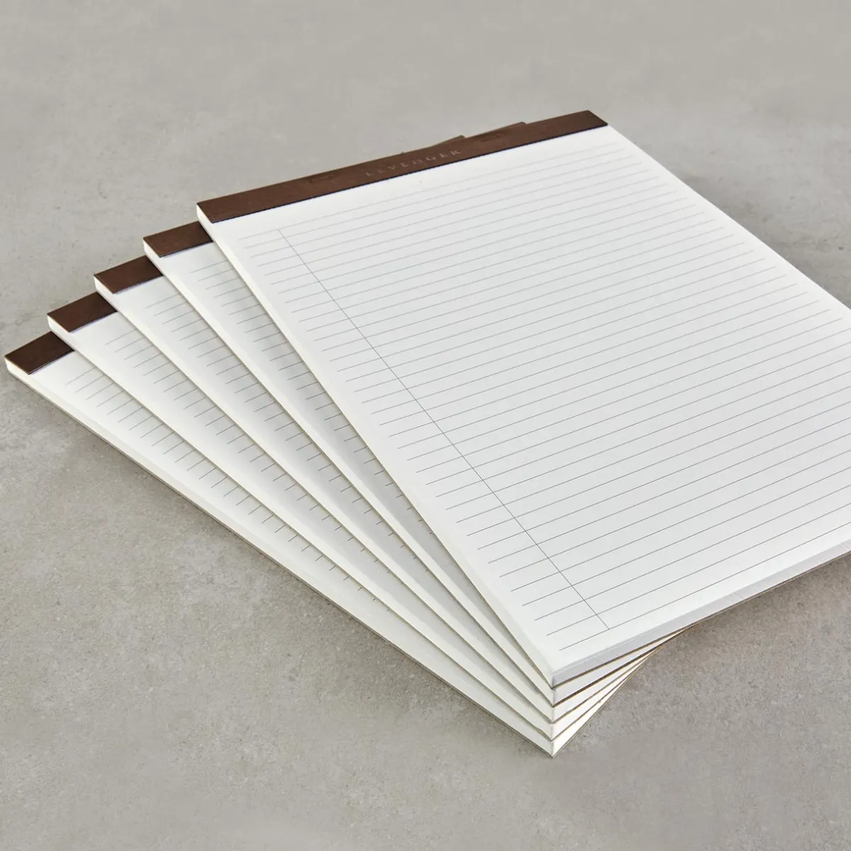 Levenger Freeleaf & Notepads*Freeleaf College Ruled without Title Box Pads (set of 5)
