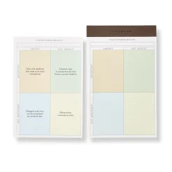 Levenger Freeleaf & Notepads*Freeleaf Eisenhower Priorities Matrix Pads (set of 2)