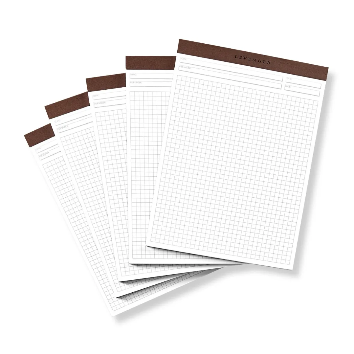 Levenger Freeleaf & Notepads*Freeleaf Full Page Grid Pads (set of 5)
