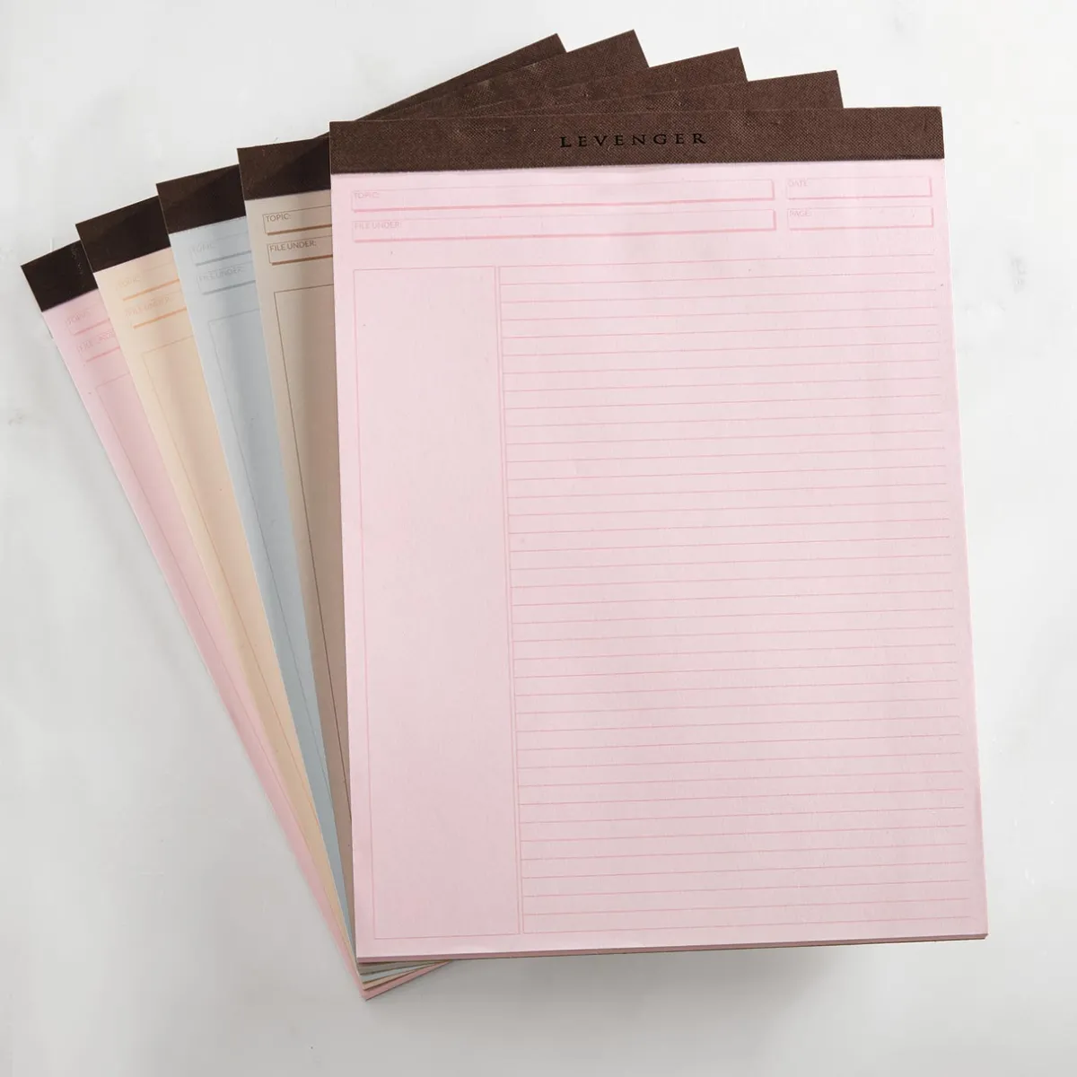 Levenger Freeleaf & Notepads*Freeleaf Modern Multicolor Annotation Ruled Pads (set of 5)