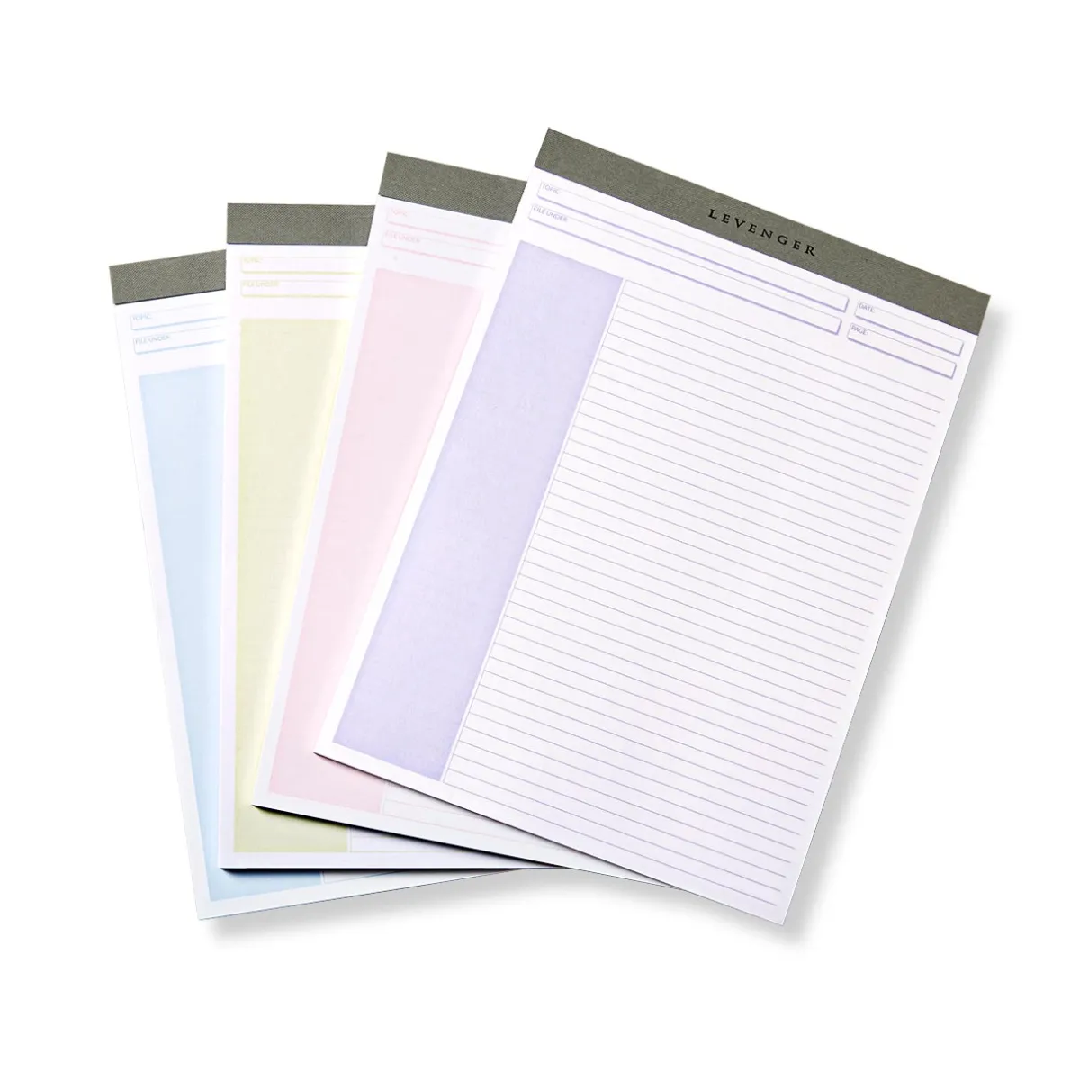 Levenger Freeleaf & Notepads*Freeleaf Soft Color Annotation Ruled Pads (set of 4)
