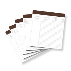 Levenger Freeleaf & Notepads*Freeleaf Square One Annotation Ruled Pads (set of 5)