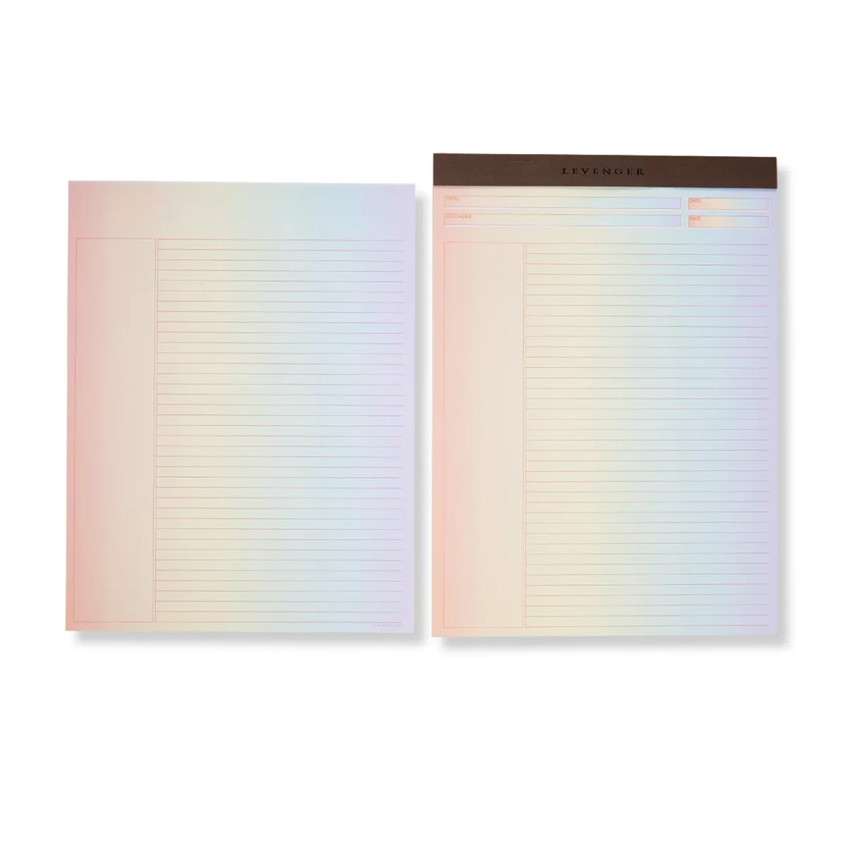Levenger Freeleaf & Notepads*Freeleaf Vibrant Color Gradient Annotation Ruled Pads (set of 2)