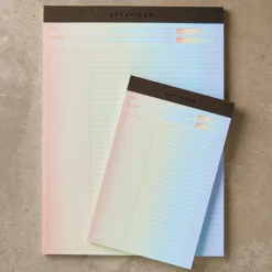 Levenger Freeleaf & Notepads*Freeleaf Vibrant Color Gradient Annotation Ruled Pads (set of 2)