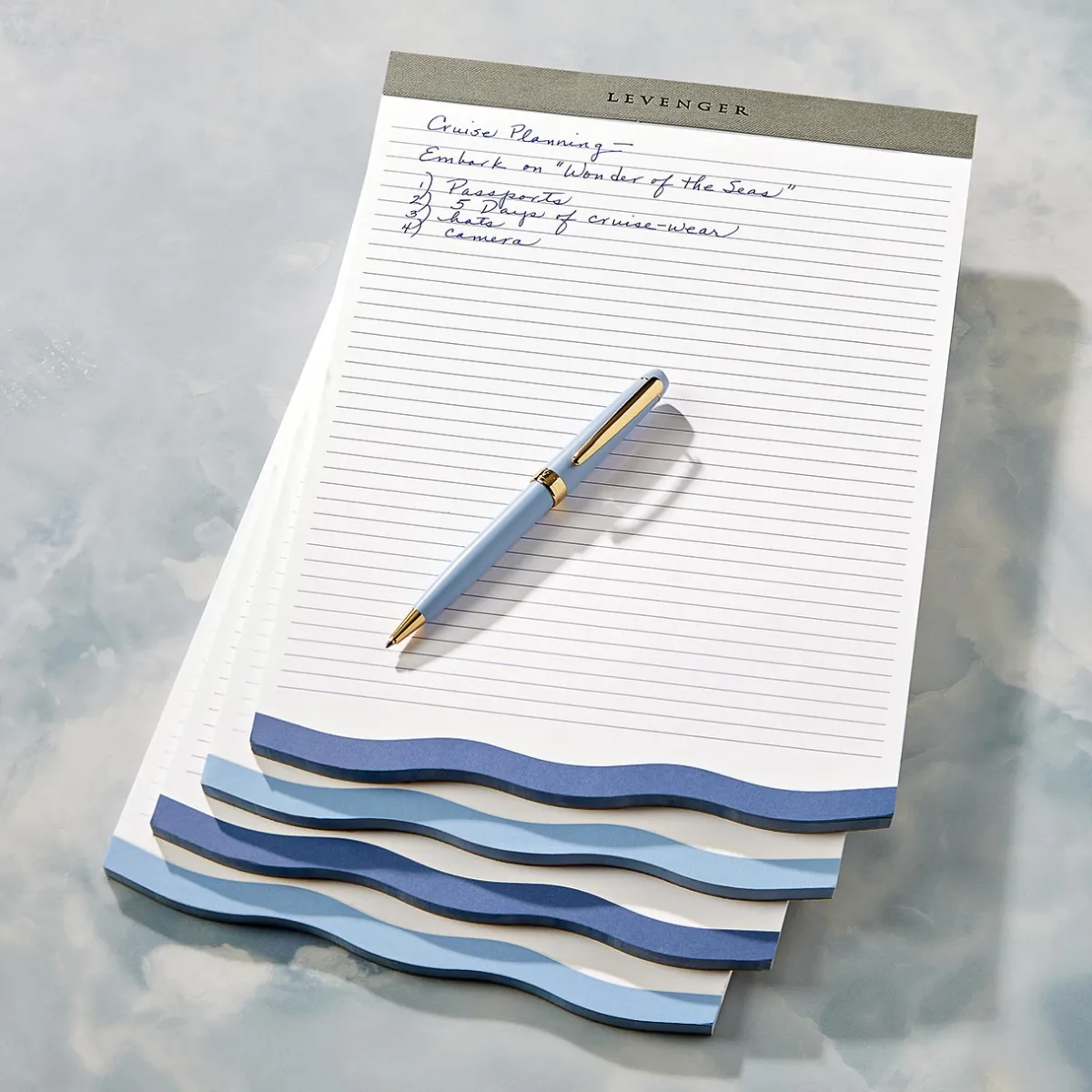 Levenger Freeleaf & Notepads*Freeleaf Waves Notepad (set of 4)