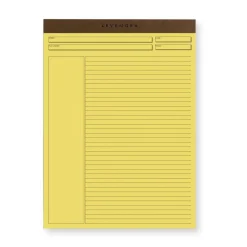 Levenger Freeleaf & Notepads*Freeleaf Yellow Annotation Ruled Pads (set of 5)