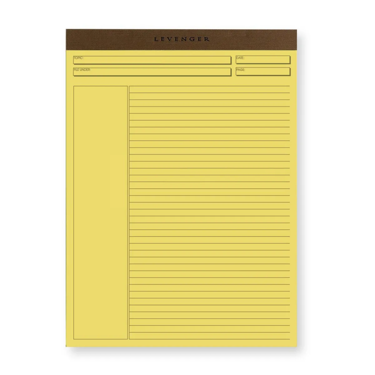 Levenger Freeleaf & Notepads*Freeleaf Yellow Annotation Ruled Pads (set of 5)