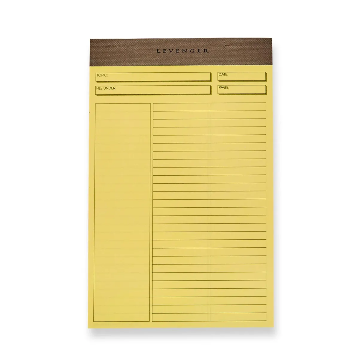 Levenger Freeleaf & Notepads*Freeleaf Yellow Annotation Ruled Pads (set of 5)