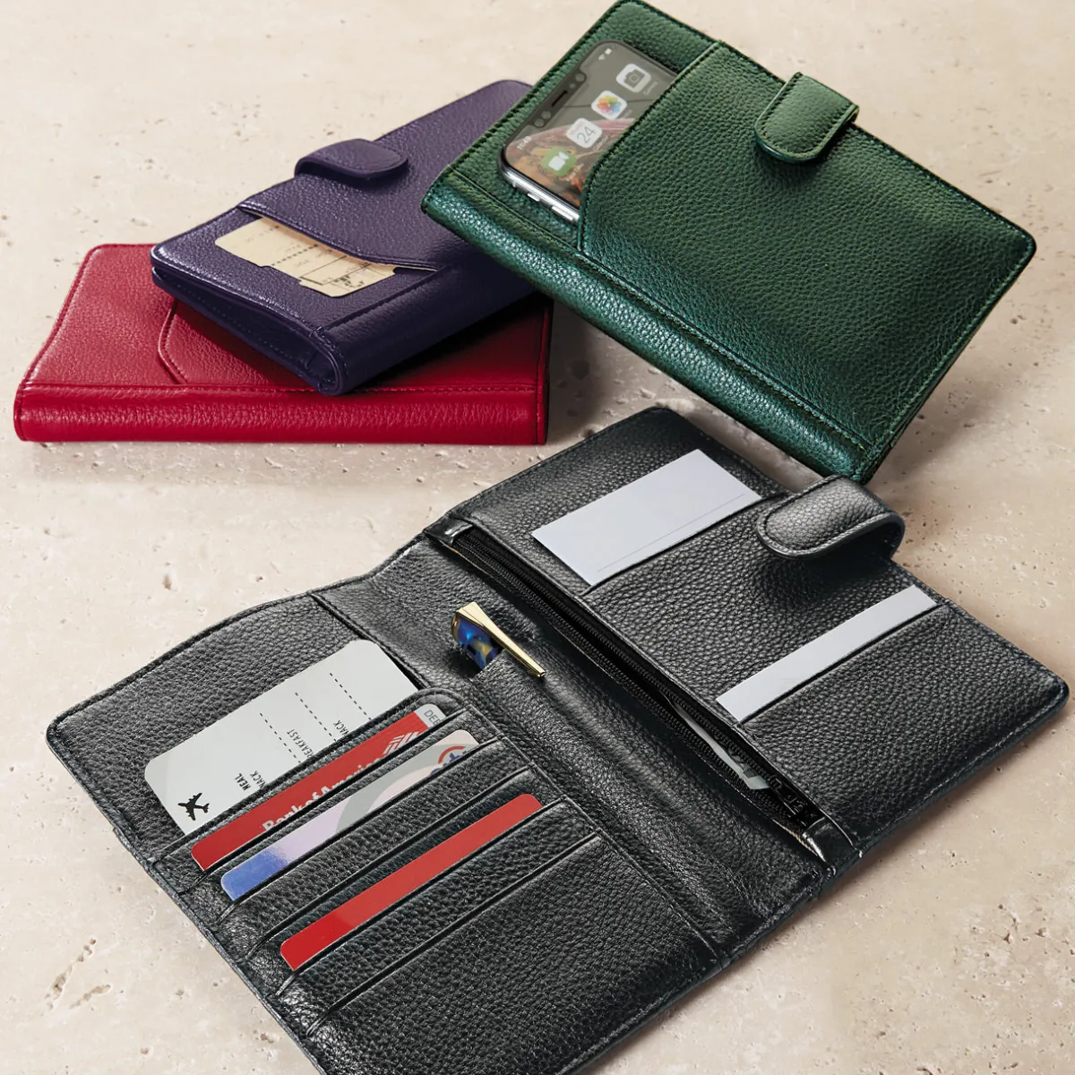 Levenger Phone Cases|Travel Bags & Accessories*Getaway Phone Ticket Wallet