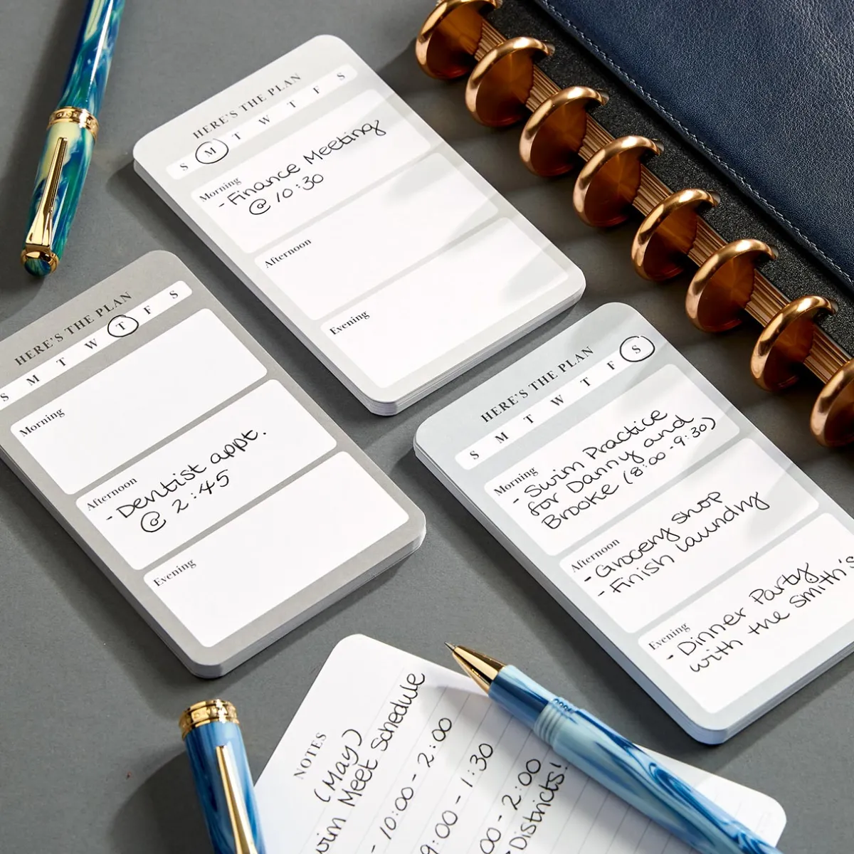 Levenger Desk Pad & Card Planners|Premium Index Cards*Here's the Plan 3 x 5 Cards (set of 90)