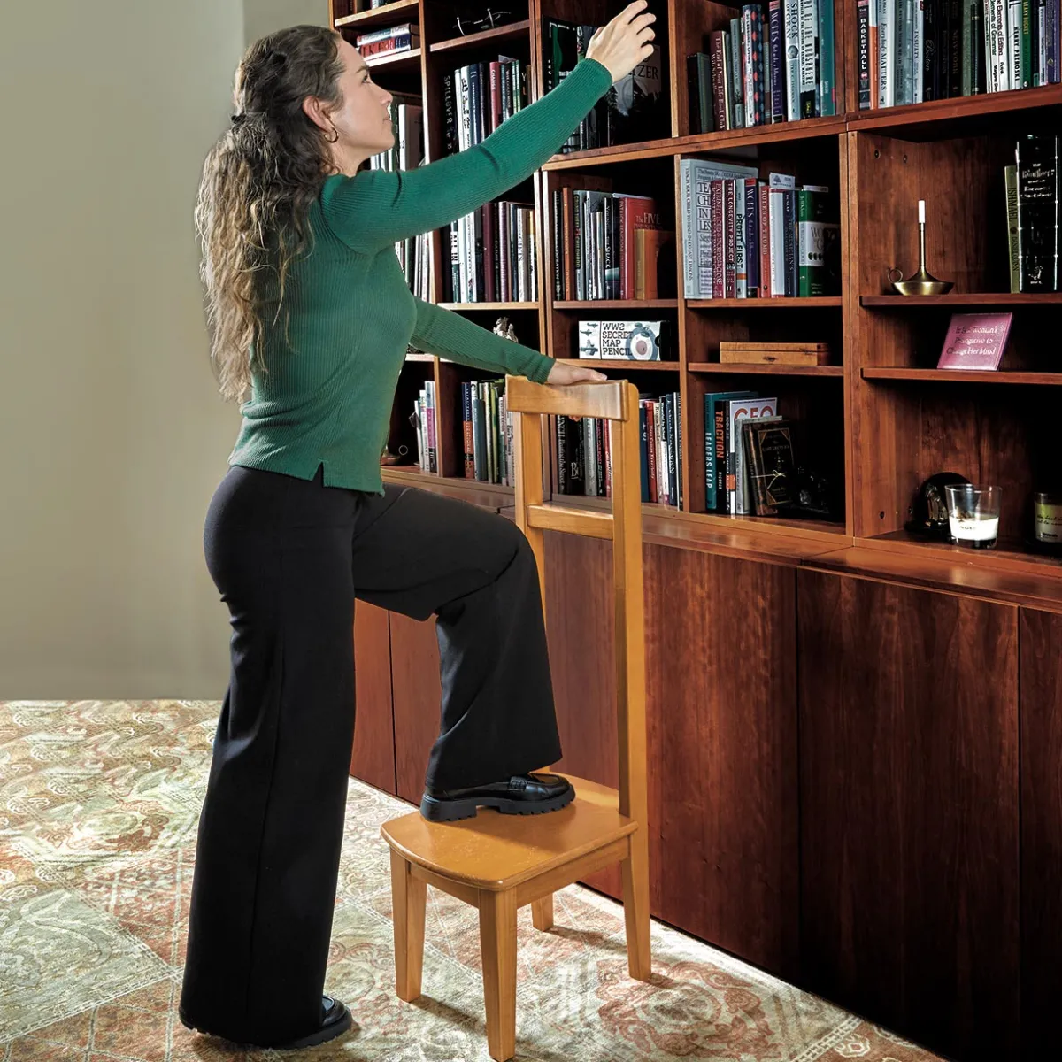 Levenger Reader Furnishings|Reader Furnishings*Hold Steady Step Stool
