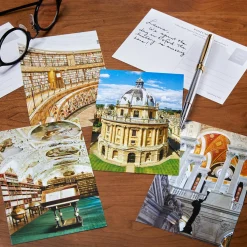 Levenger Gift Wrap & Cards|Gift Wrap & Cards*Iconic Libraries Postcards (set of 16)