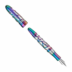 Levenger Fountain Pens*Laban Skeleton Rainbow Fountain Pen