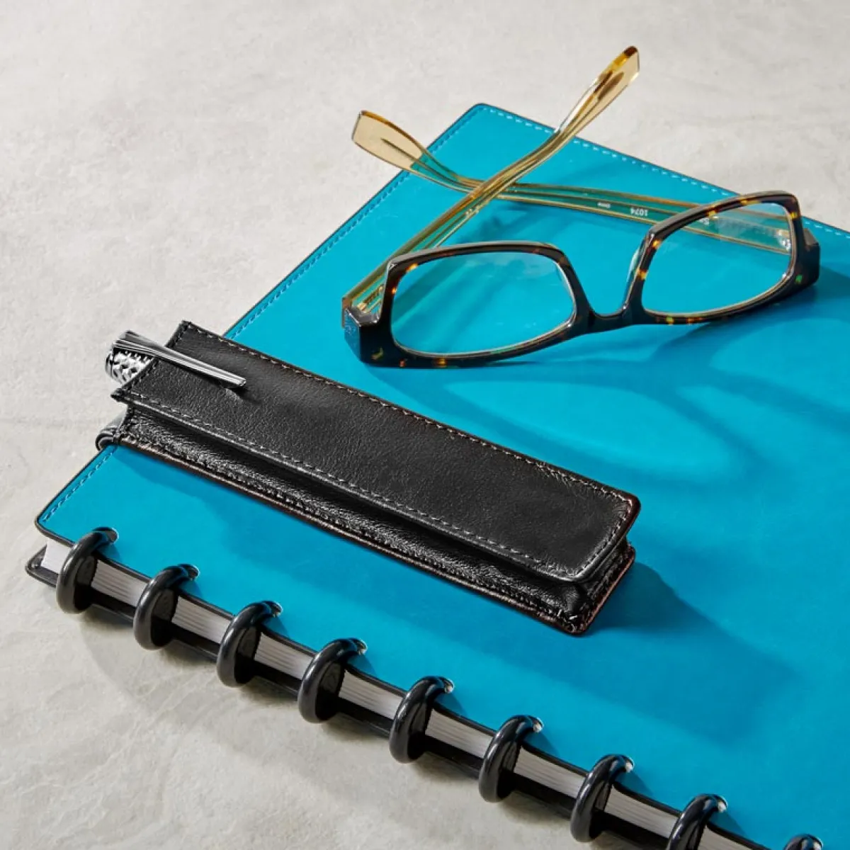 Levenger Pen Cases & Stands|Pen Cases & Stands*Leather Add-A-Pen Pouch