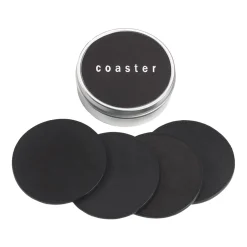 Levenger Workspace Organizers*Leather Coasters with Tin Box