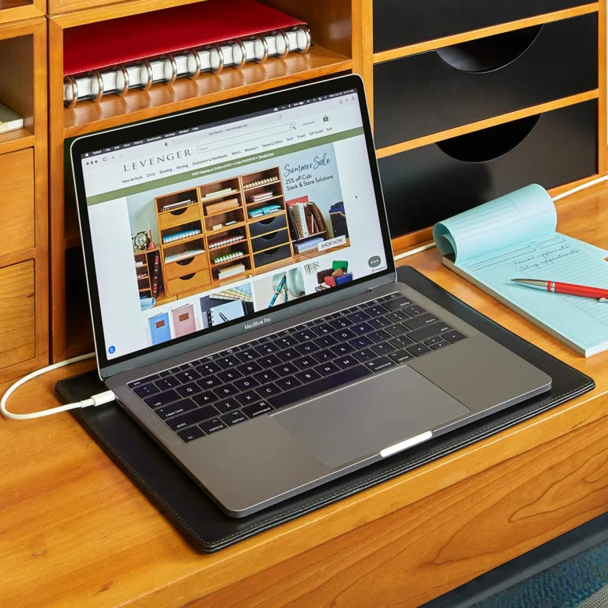 Levenger Padfolios|Workspace Organizers*Leather Freeleaf Pad Backer