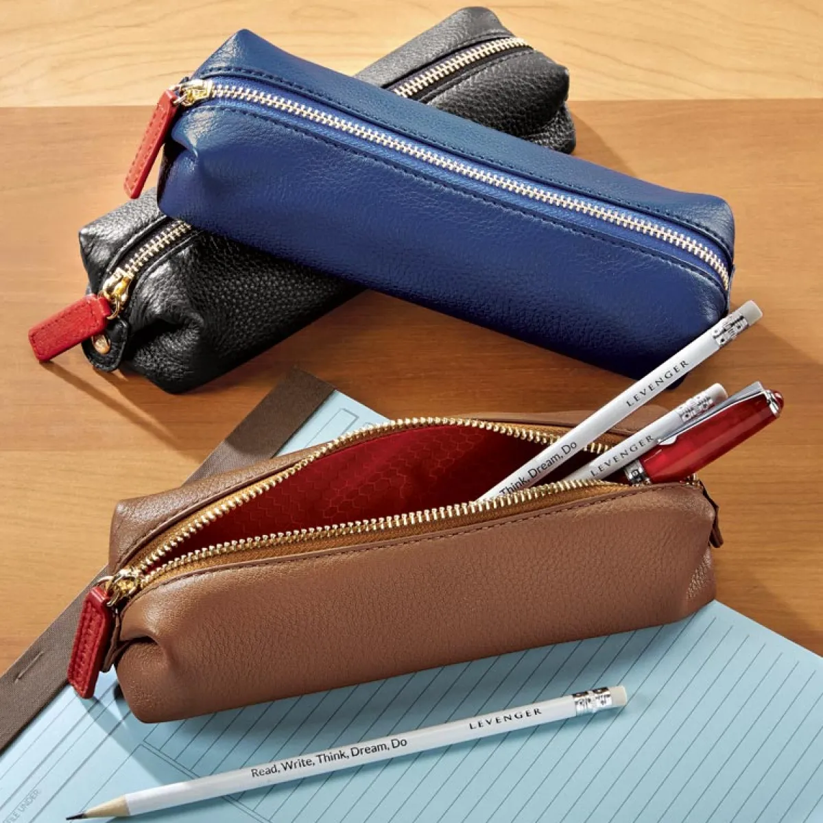 Levenger Pen Cases & Stands|Travel Bags & Accessories*Leather Pen Pouch