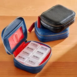 Levenger Travel Bags & Accessories*Leather Pill Organizer