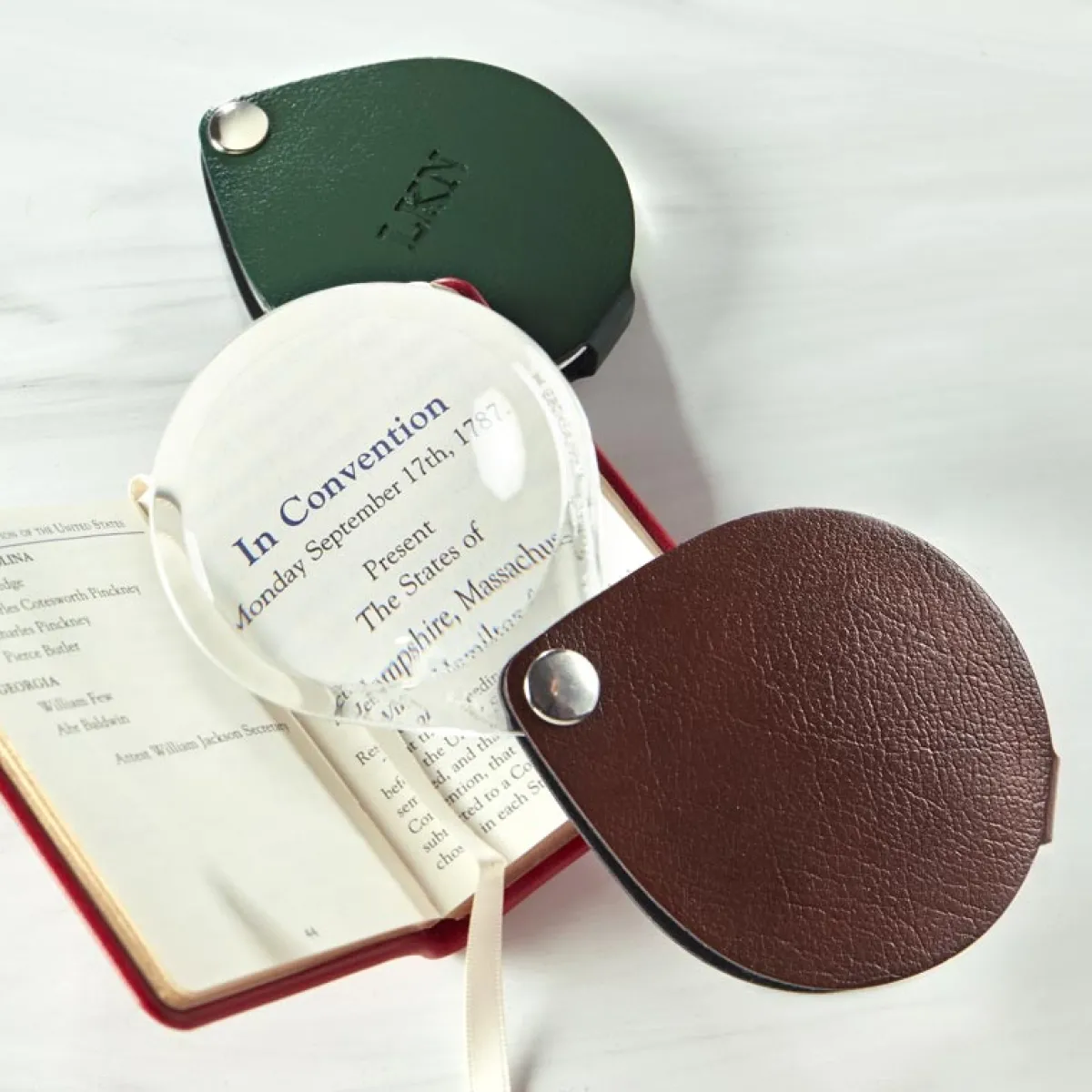 Levenger Booklights & Magnifiers*Leather Pocket Magnifier