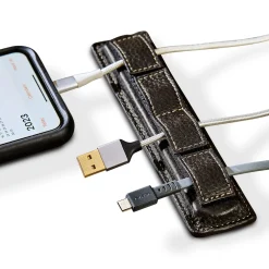 Levenger Tech Essentials|Workspace Organizers*Leather Weighted Cord Holder