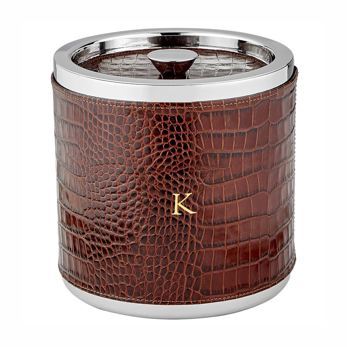 Levenger Business Gifts*Leather Wrapped Ice Bucket