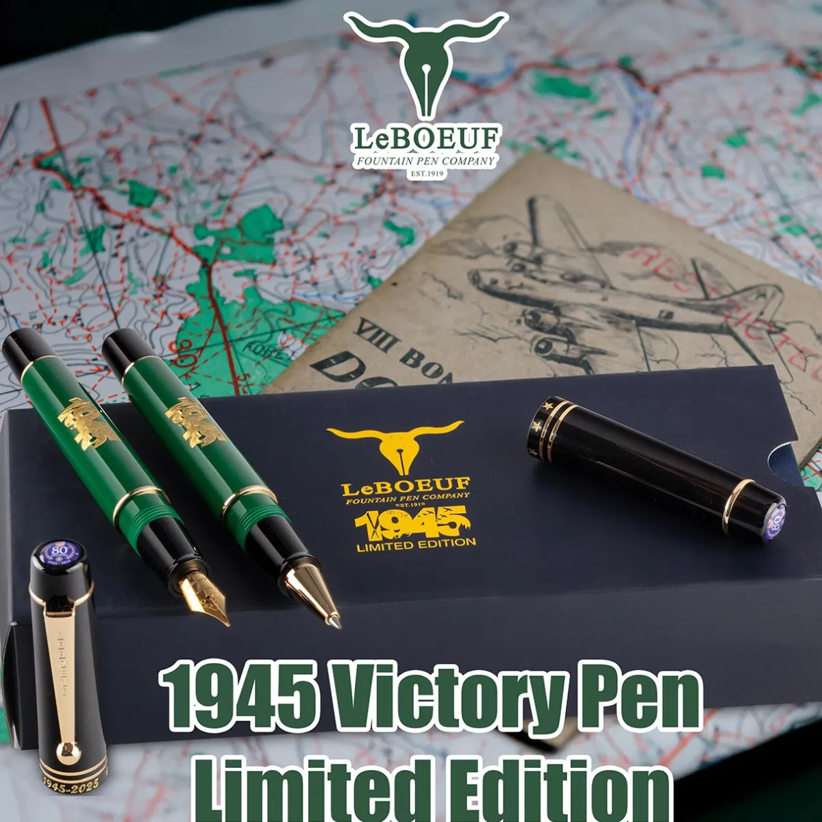Levenger Fountain Pens|Leboeuf*LeBoeuf 1945 Victory Fountain Pen