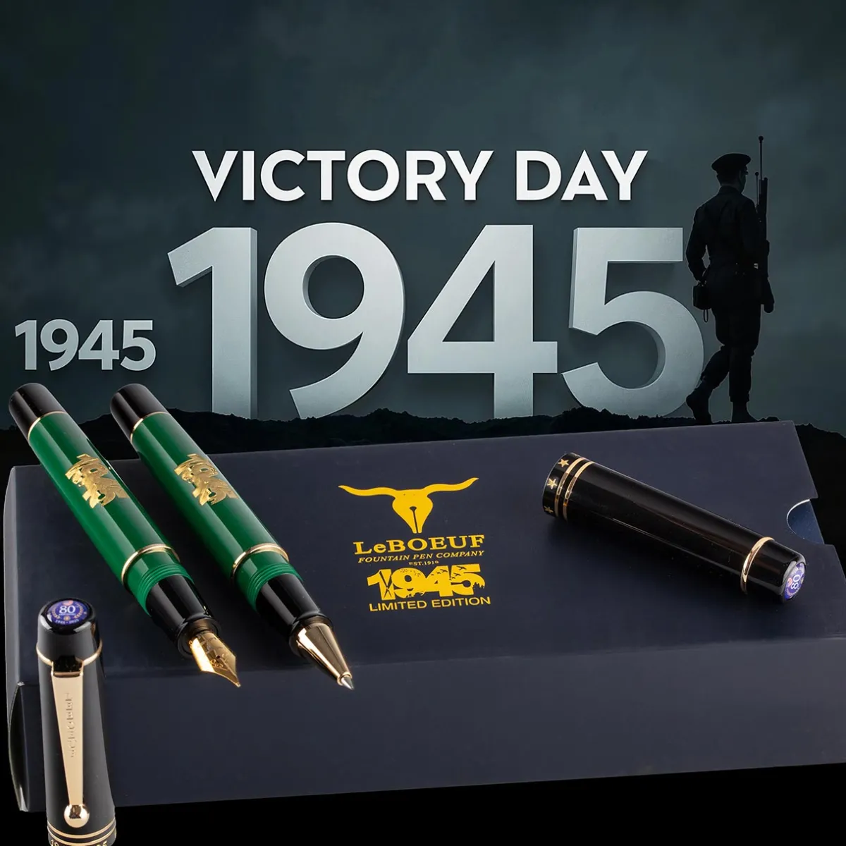 Levenger Fountain Pens|Leboeuf*LeBoeuf 1945 Victory Fountain Pen