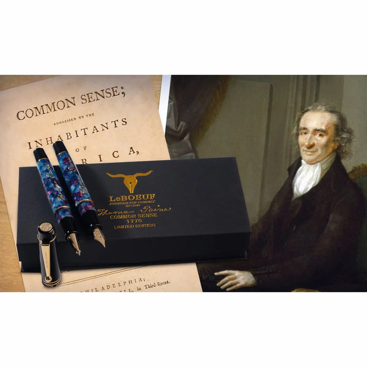 Levenger Rollerball Pens|Leboeuf*LeBoeuf Thomas Paine Rollerball Pen
