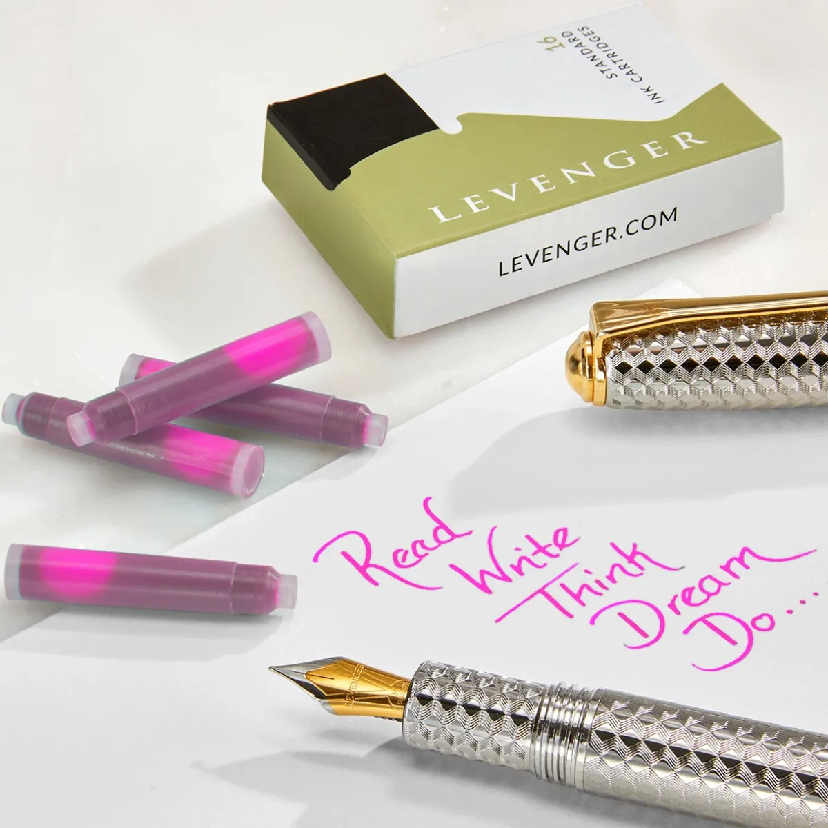 Levenger Levenger Inks & Refills|Fountain Pen Supplies*Ink Cartridges (set of 16)