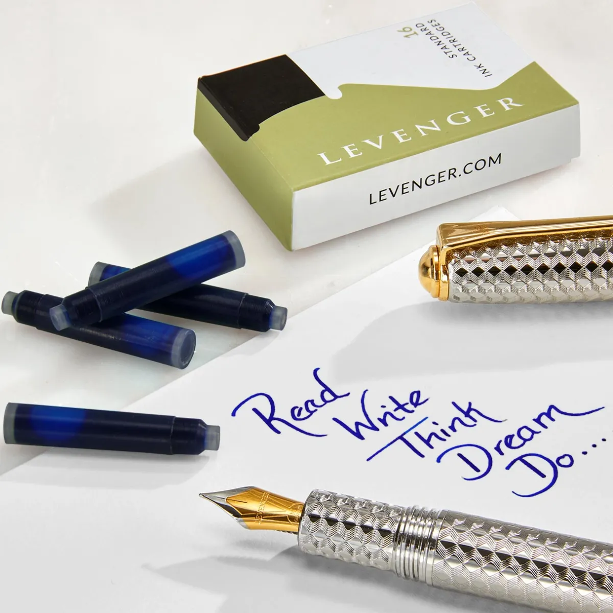 Levenger Levenger Inks & Refills|Fountain Pen Supplies*Ink Cartridges (set of 16)