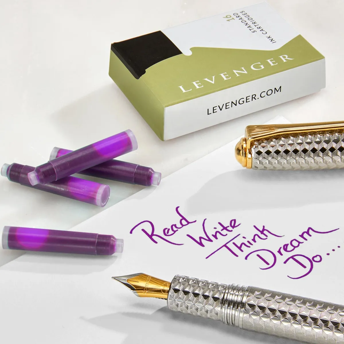Levenger Levenger Inks & Refills|Fountain Pen Supplies*Ink Cartridges (set of 16)