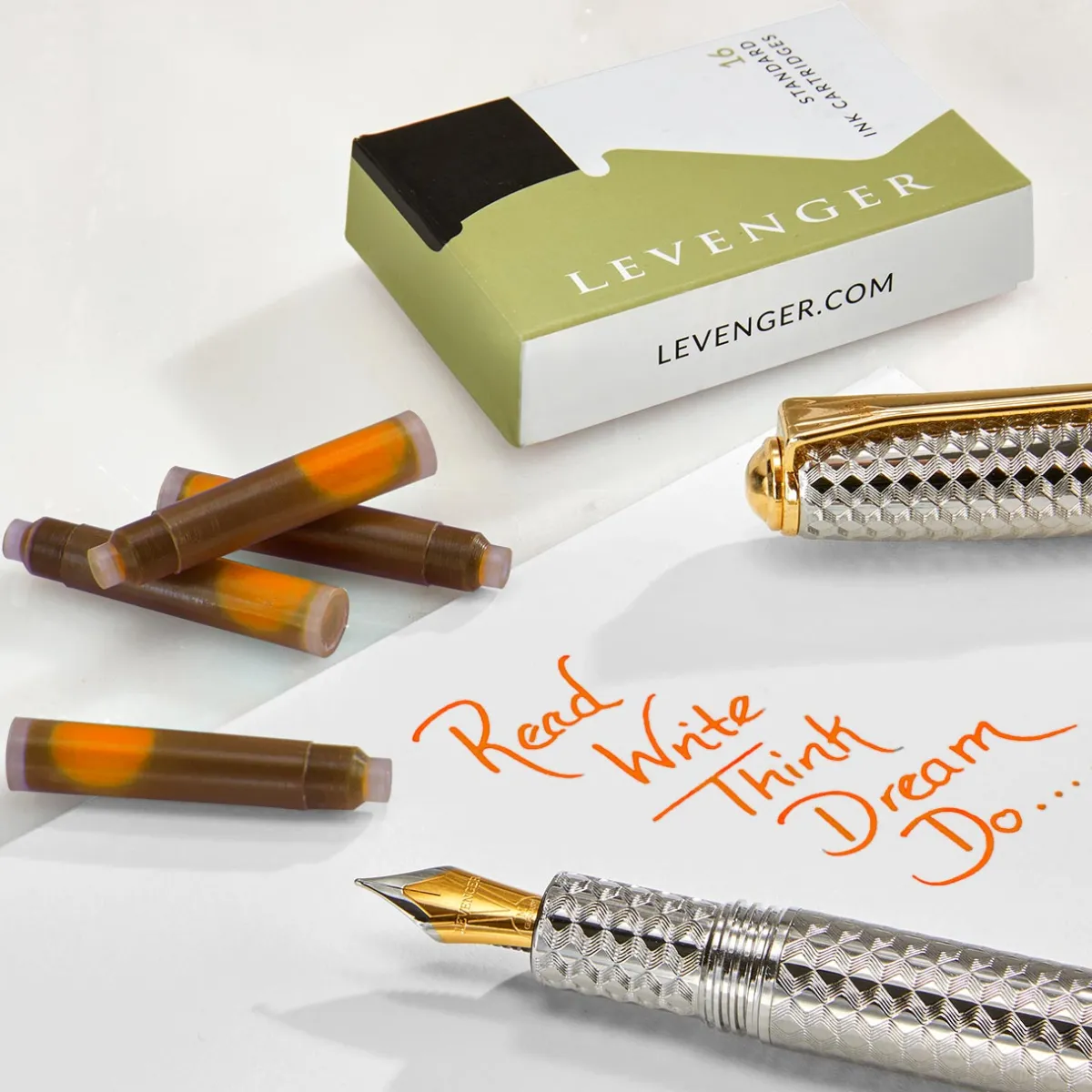 Levenger Levenger Inks & Refills|Fountain Pen Supplies*Ink Cartridges (set of 16)