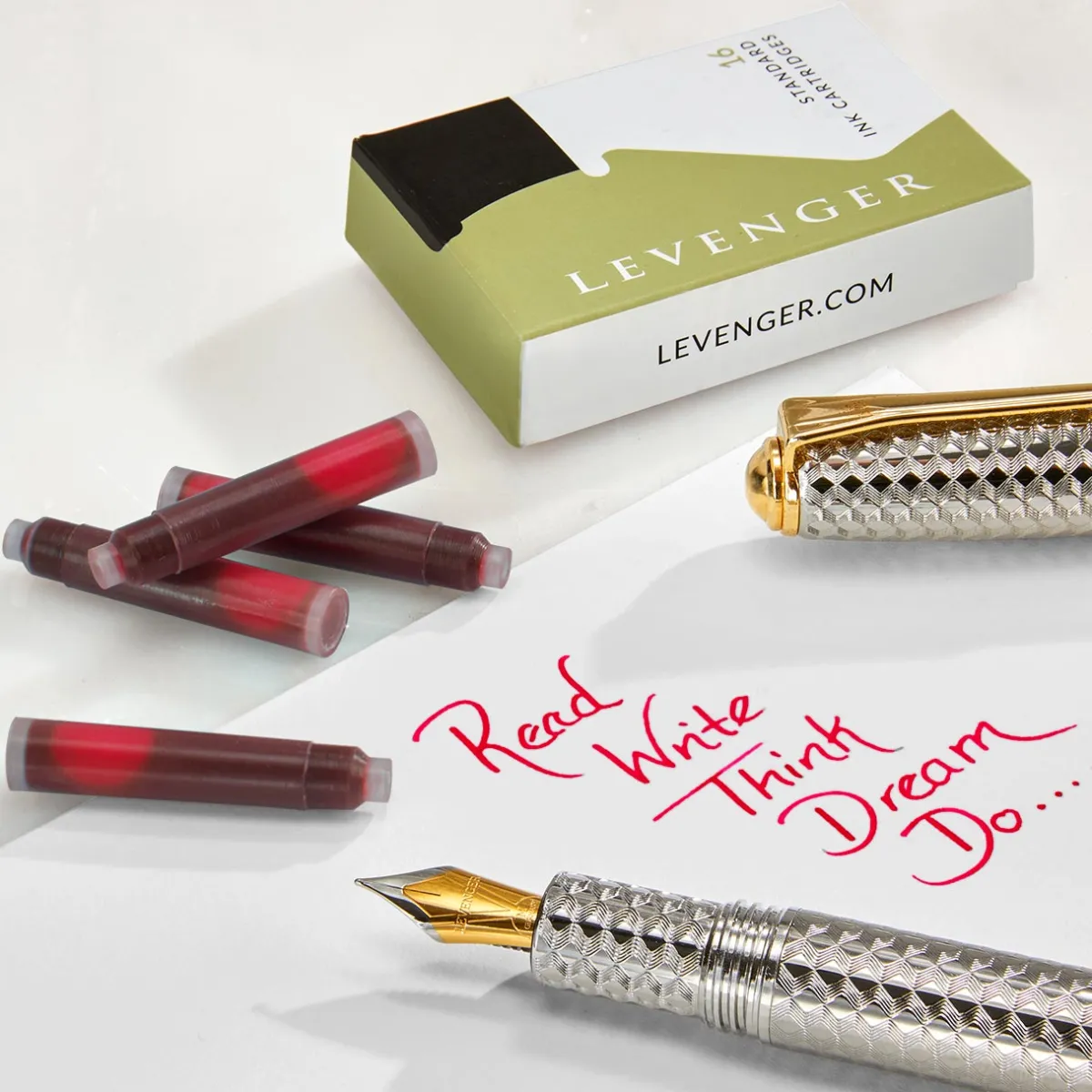 Levenger Levenger Inks & Refills|Fountain Pen Supplies*Ink Cartridges (set of 16)