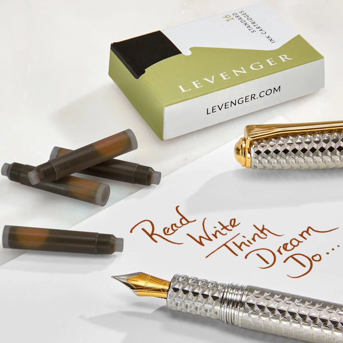 Levenger Levenger Inks & Refills|Fountain Pen Supplies*Ink Cartridges (set of 16)