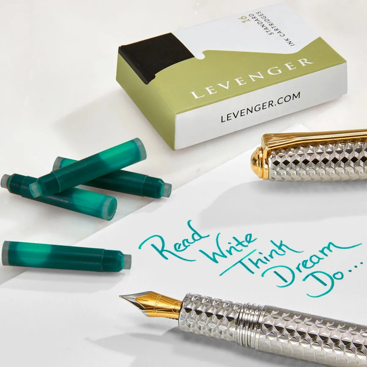 Levenger Levenger Inks & Refills|Fountain Pen Supplies*Ink Cartridges (set of 16)