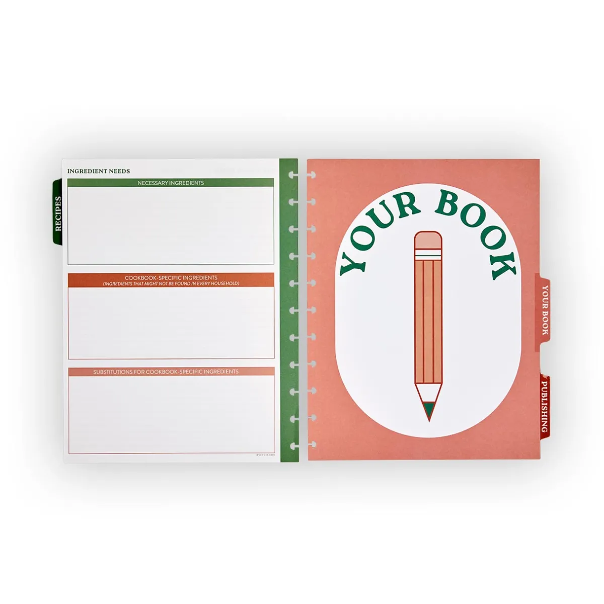 Levenger Letter Refills*Master Class How to Write a Cookbook Circa Refill
